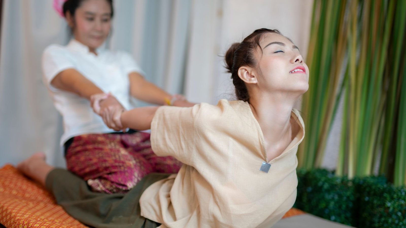 Thai yoga massage stretch — Roong Thai Massage Egham